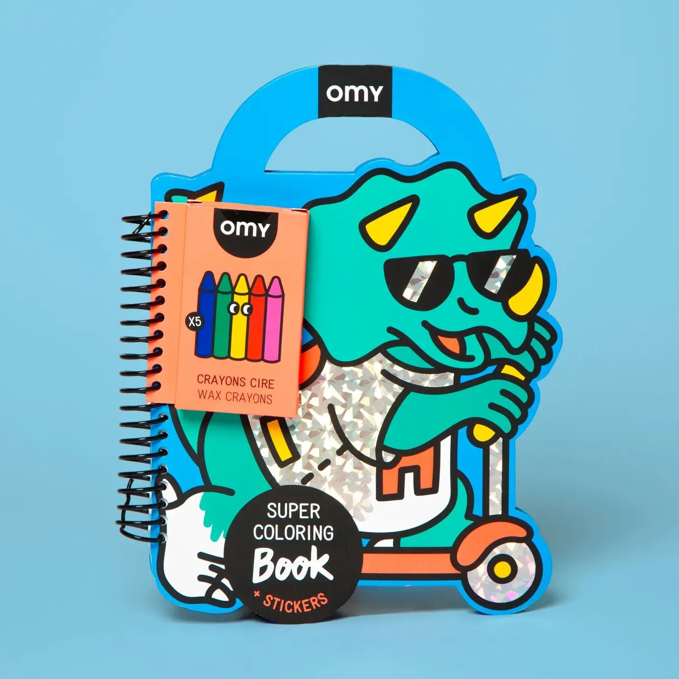 OMY Super Coloring & Sticker Book