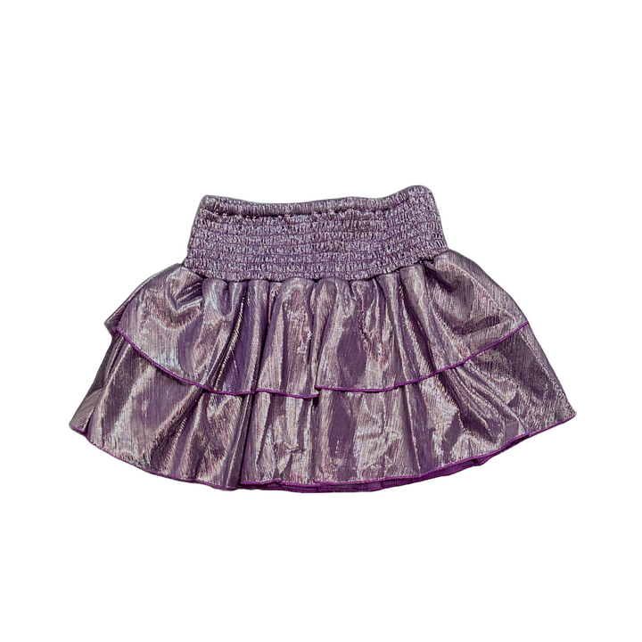 Purple Lame Skirt