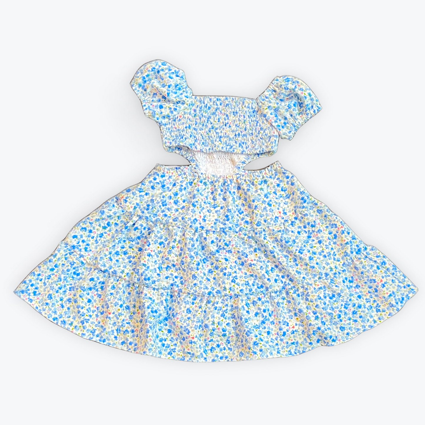 FBZ Blue Liberty Chiffon Dress