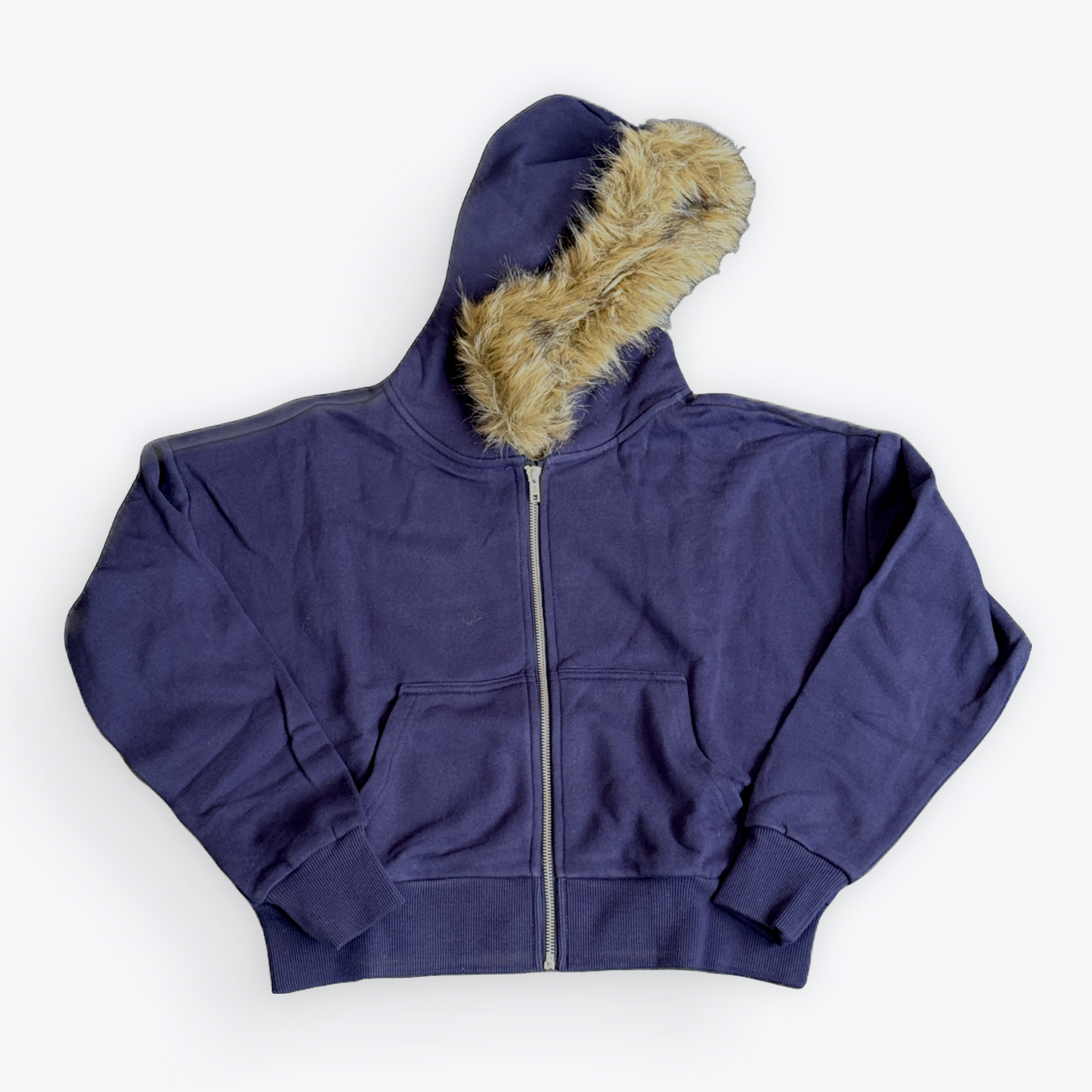 Katie J Adrianna Zip Fur Hoodie