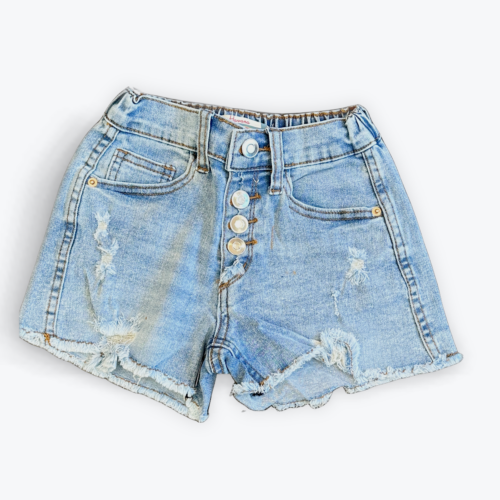 Exposed Denim Short