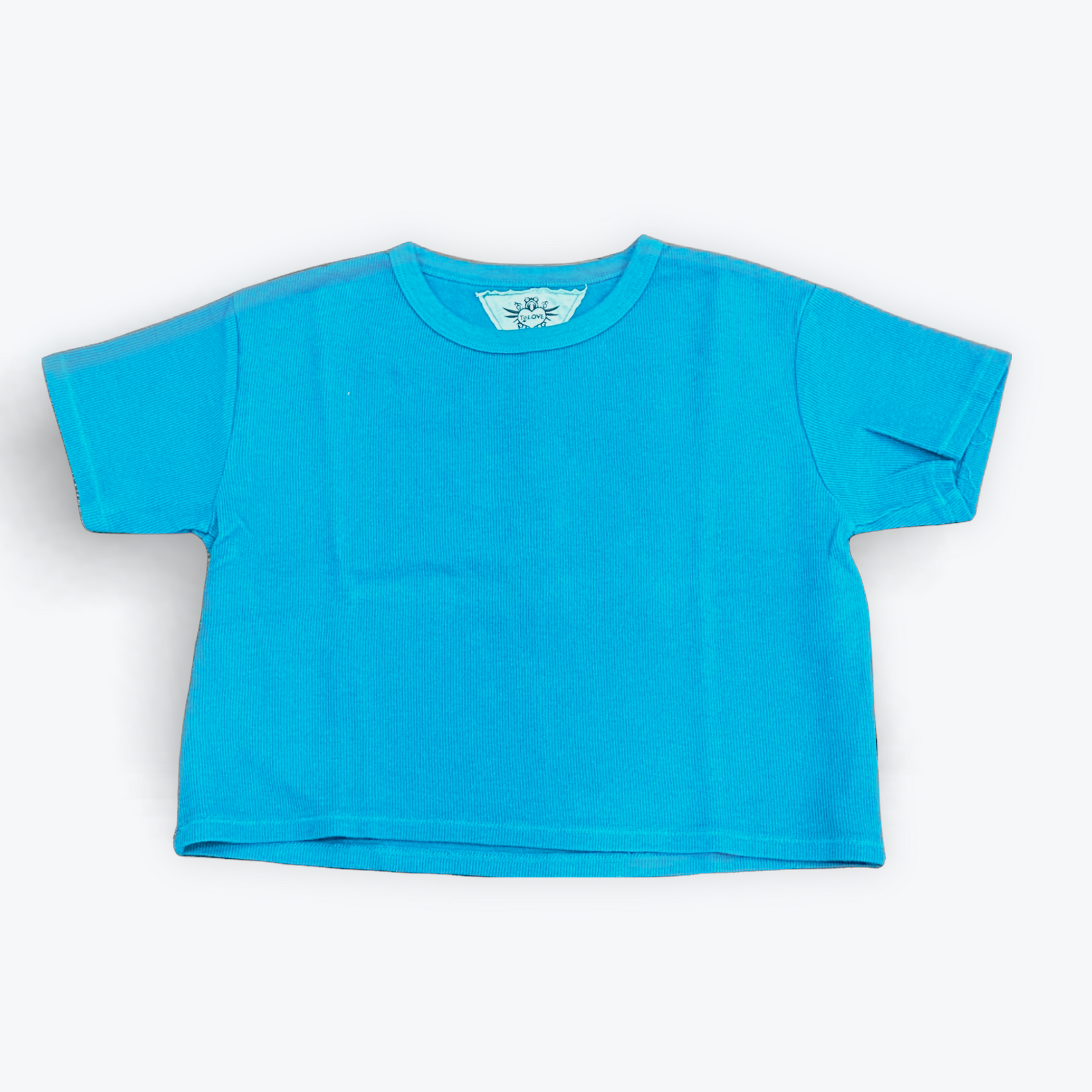 T2 Love Boxy Crew Waffle Tee