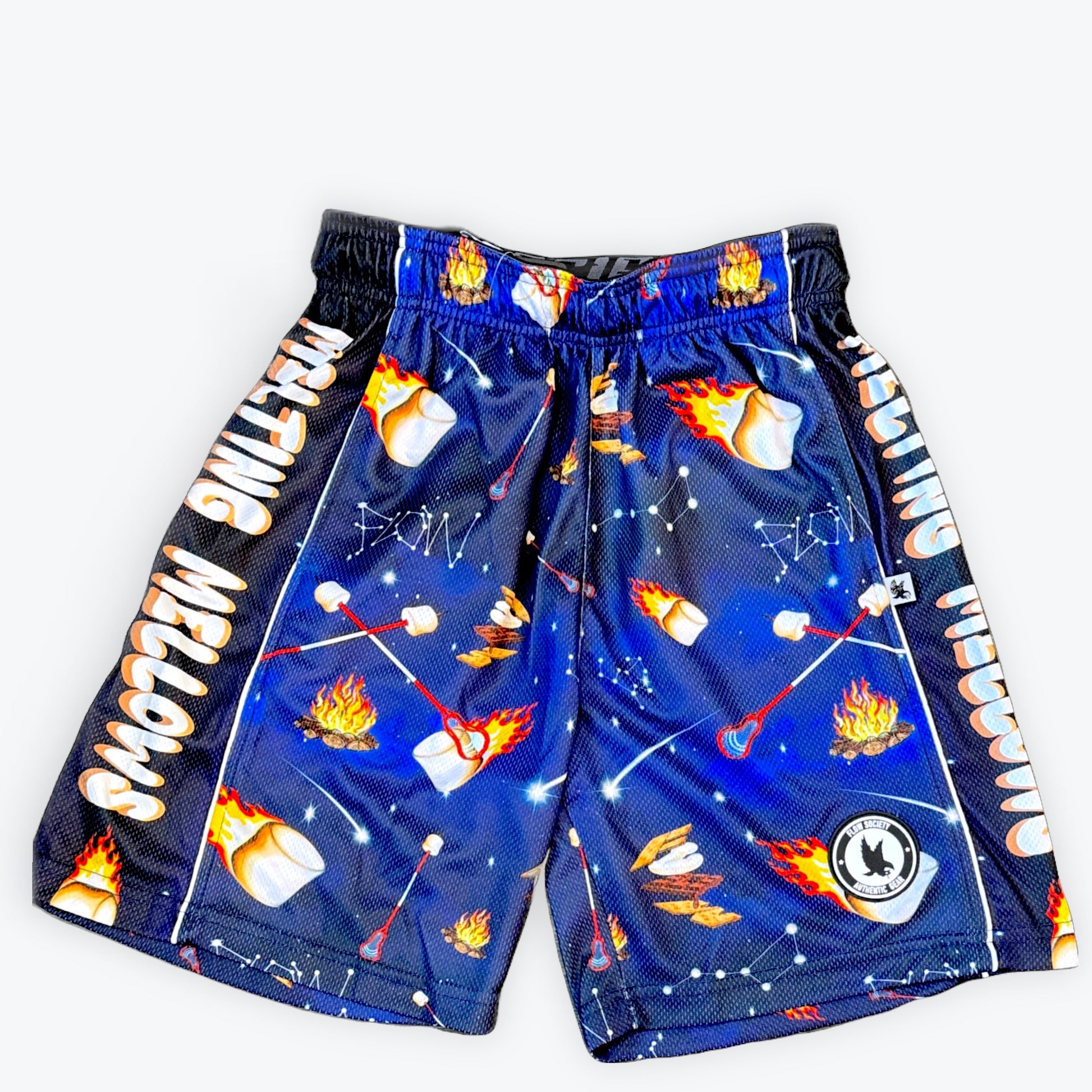 Flow Society Chick-Flow-A Boys Athletic Shorts - Lacrosse Mesh Shorts With Pockets