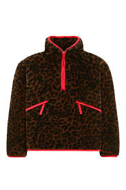 Katie J Milly Quarter Zip Sherpa Jacket