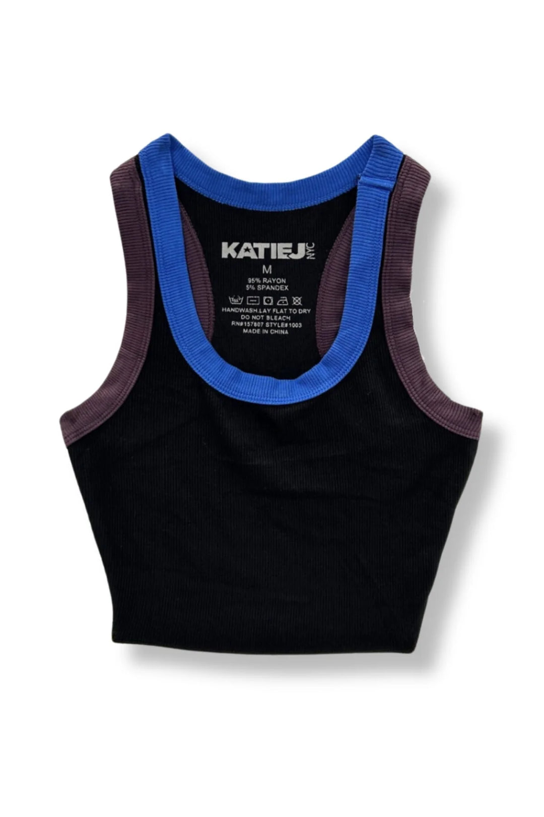 Katie J Livi Tank with Multi Trim