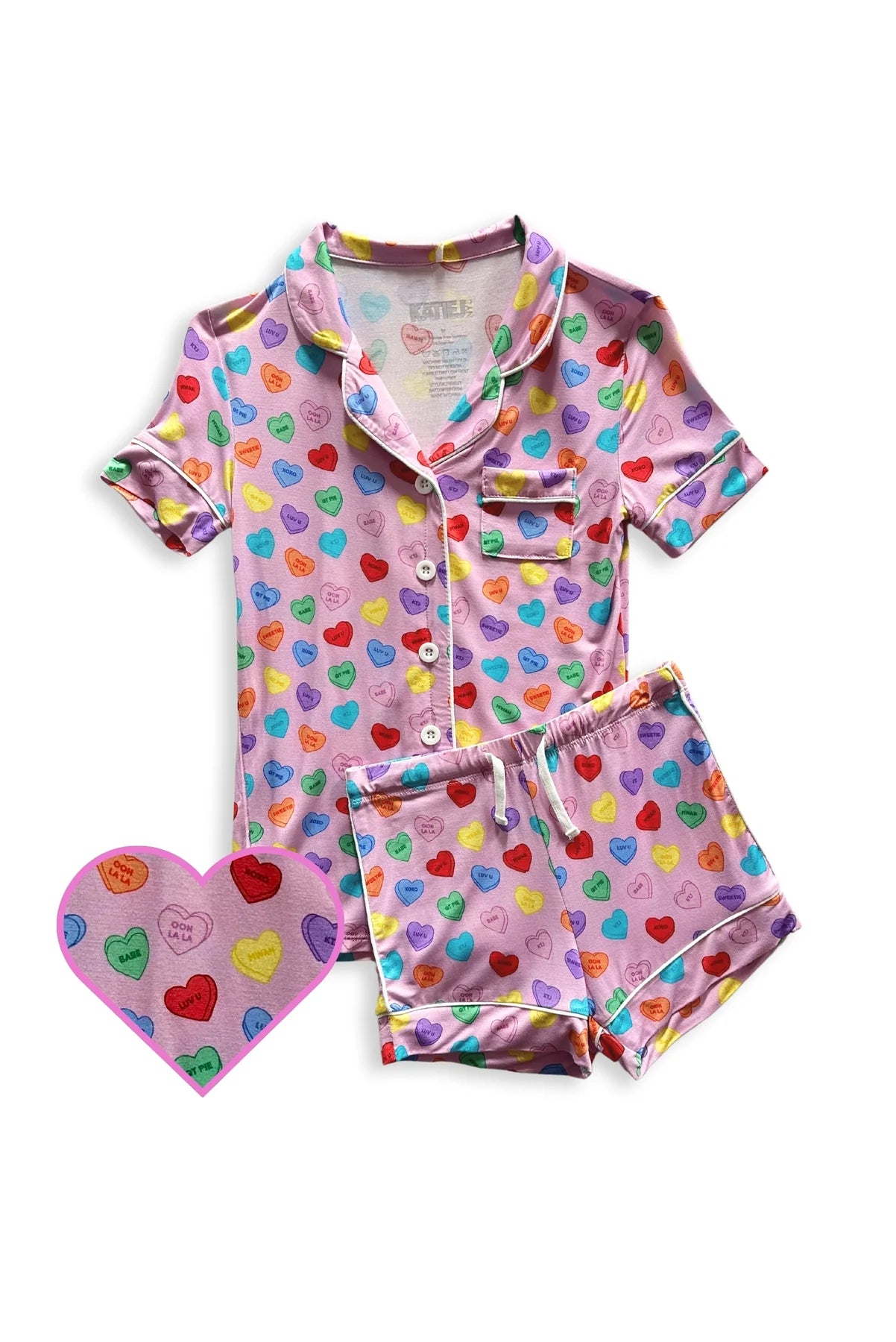 Jr Katie J Lynn Shorts Pajamas Set