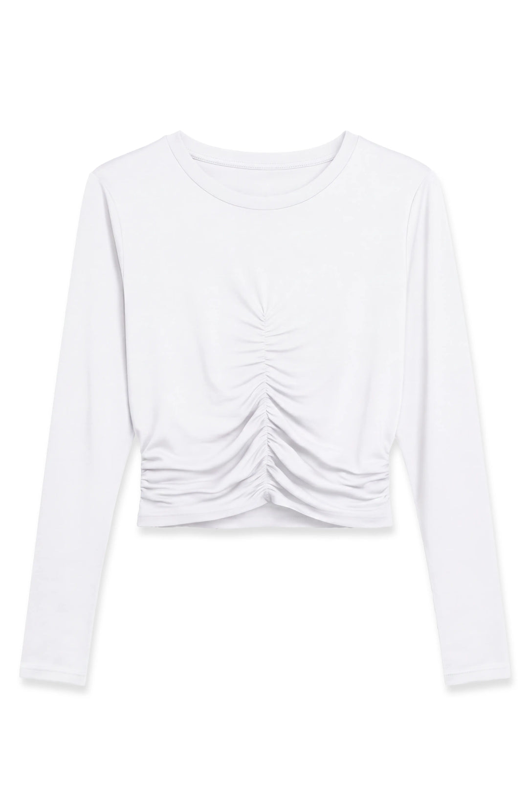 Limeapple Ruched Long Sleeve Top