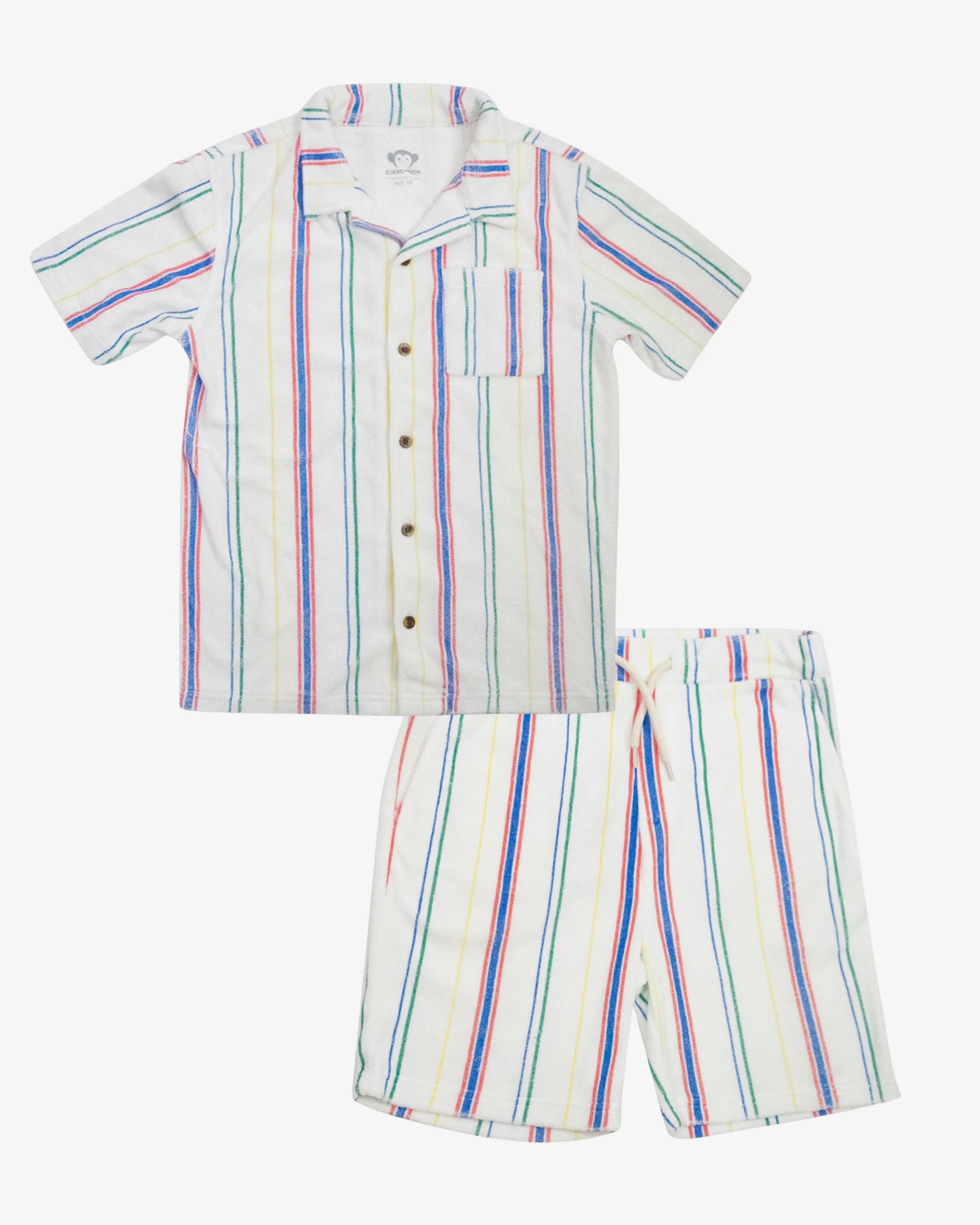 Appaman Painter's Stripe Terry Resort Set