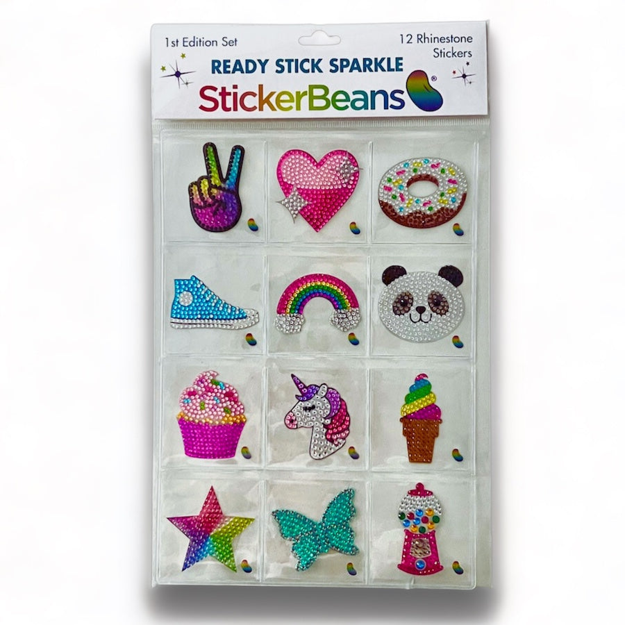 1st Edition Set of 12 StickerBeans