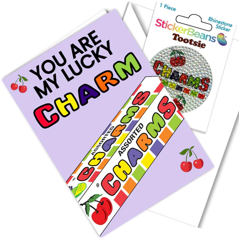 Sticker Beans Greeting Cards