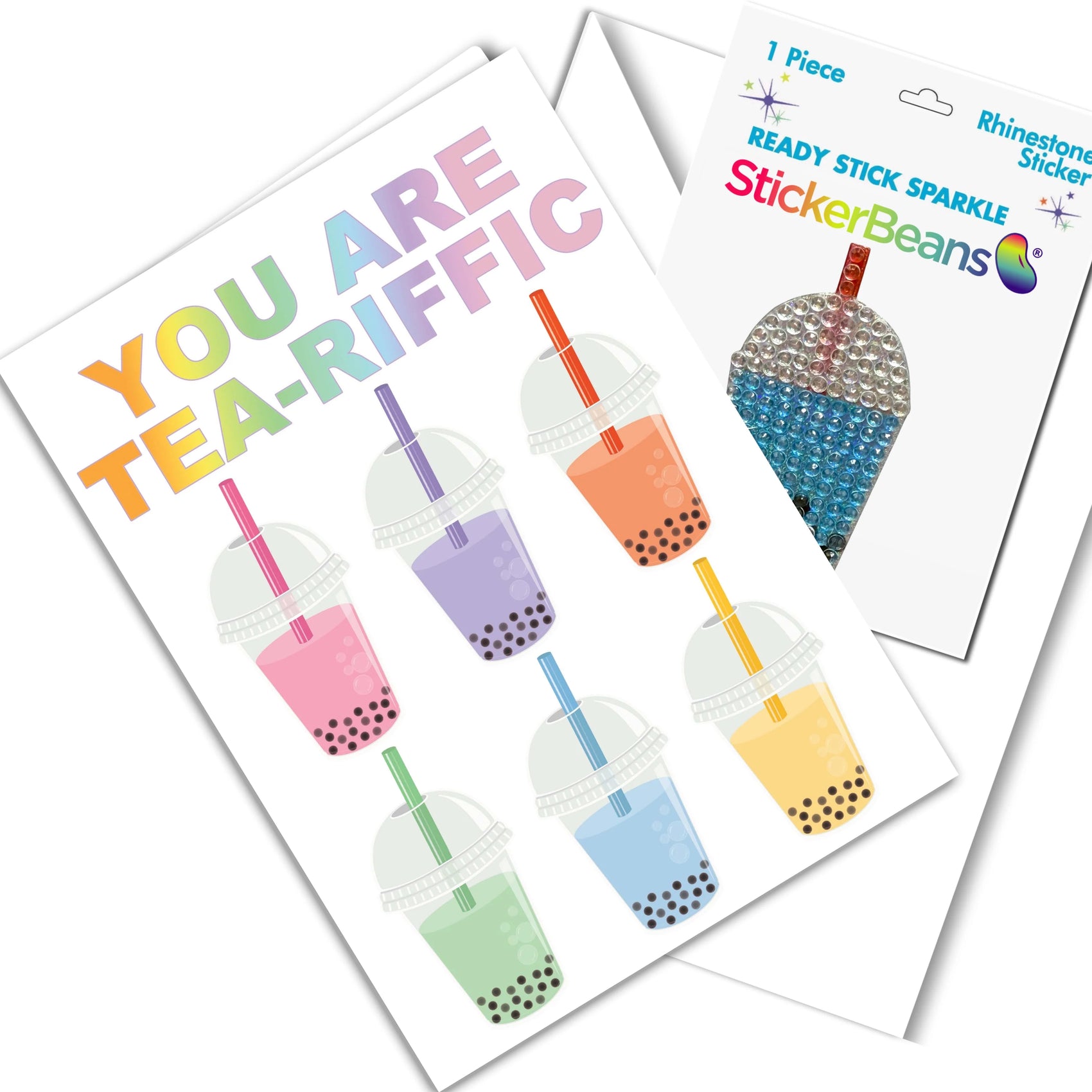 Sticker Beans Greeting Cards