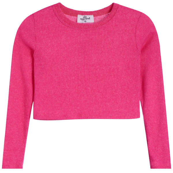 Long Sleeve Chenille Pullover
