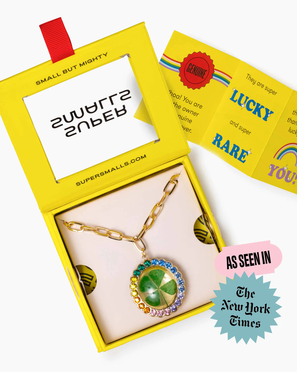 Lucky Streak Real 4 Leaf Clover Necklace