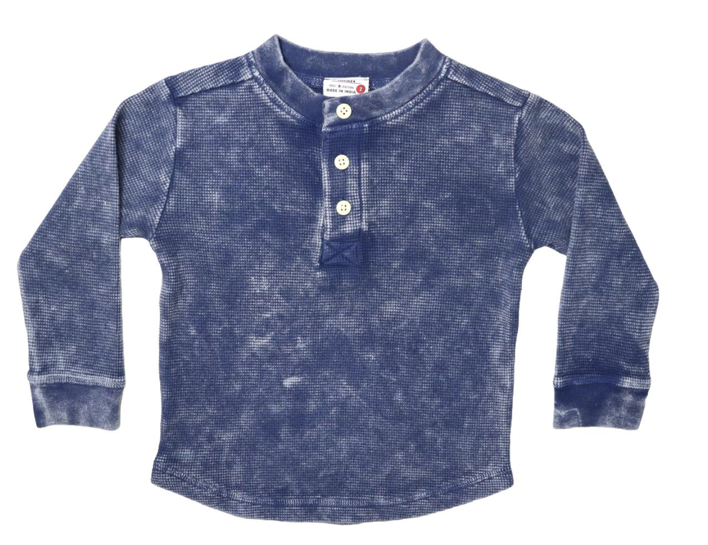 Mish Navy Enzyme Thermal Henley