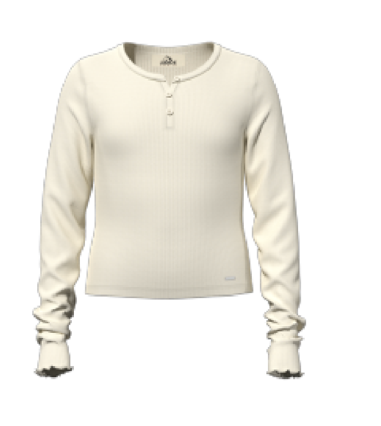 Jordache Long Sleeve Henley Top