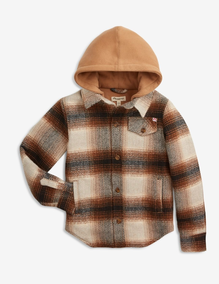Appaman Lumber Plaid Glen Flannel Hoodie