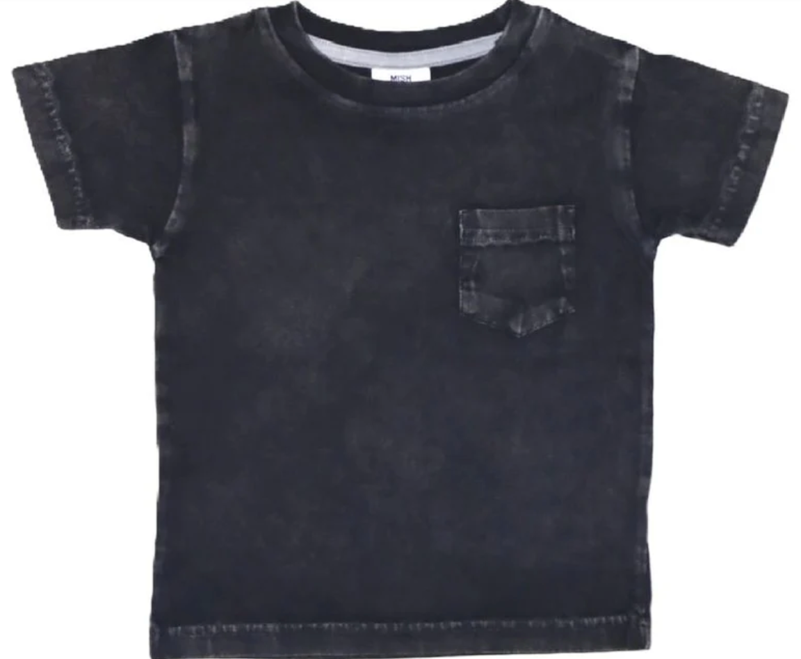 Mish Solid Enzyme Pocket Tee