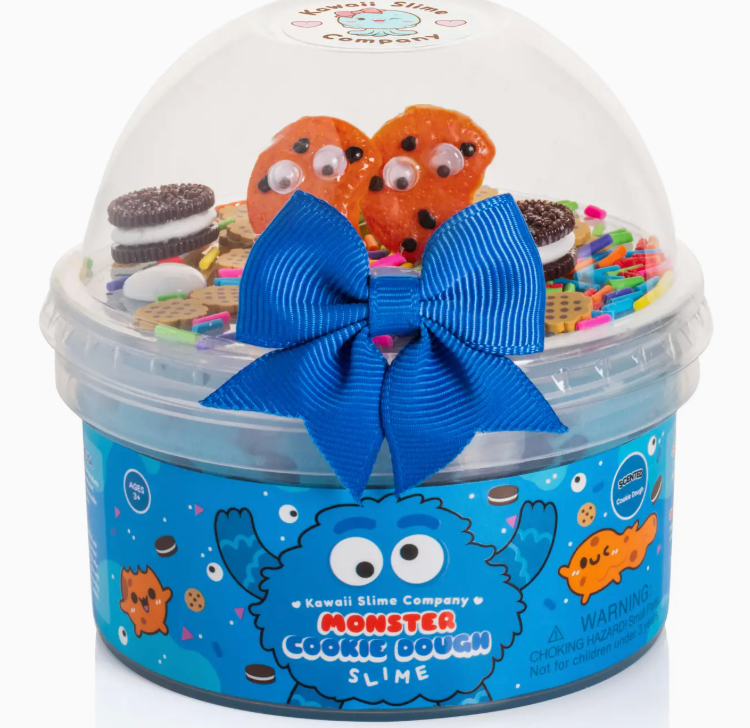 Kawaii Monster Cookie Dough Slime