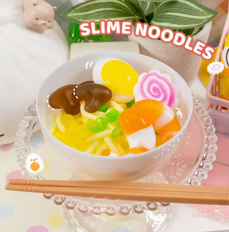 Kawaii Instant Ramen Noodles Slime Science Kit
