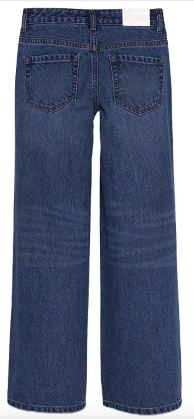 Katie J Chicago Low Rise Jeans - Mid Wash