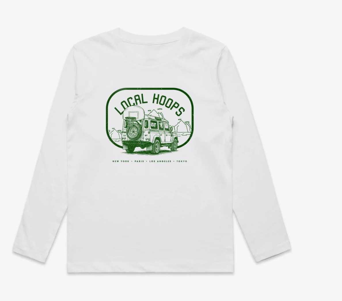 Local Hoops Explorer L/S Tee