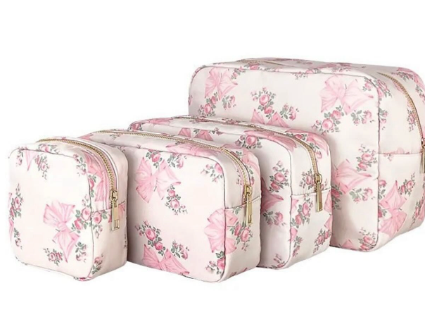 Nylon Shabby Chic Makeup Bags
