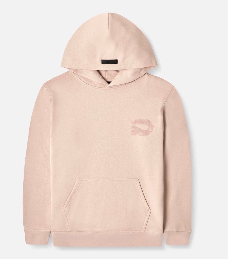Drip Icon Hoodie - Rose