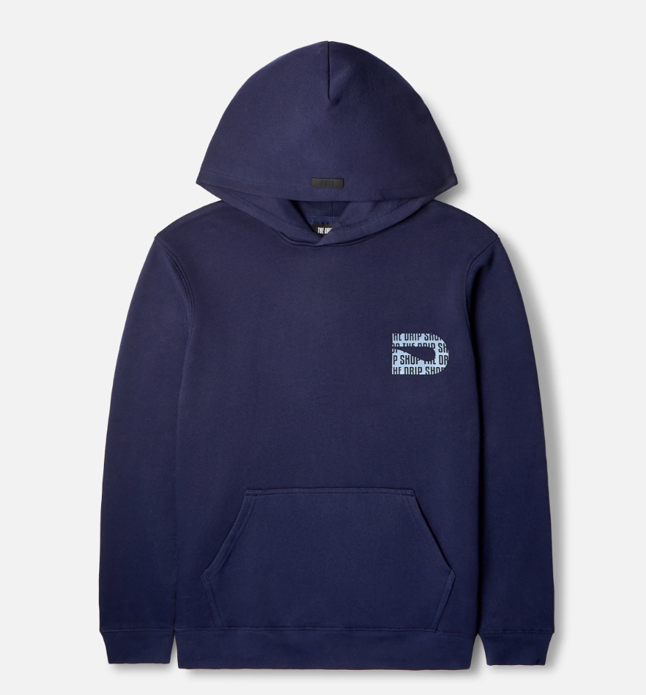 Drip Icon Hoodie - Navy