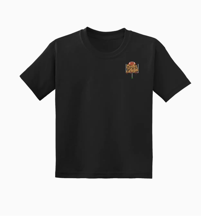 Baller Lifestlye Football Drip Tee