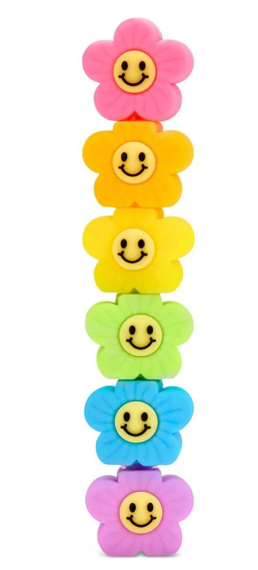 Iscream Smile Flower Stackable Markers