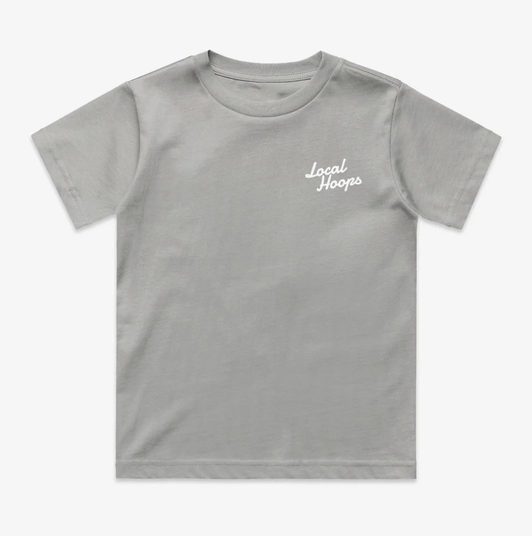 Local Hoops Gray Basketball Camp Tee