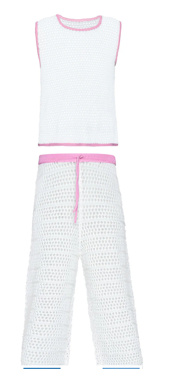 PQ Swim Kids White Chloe Set