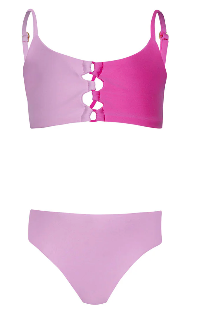PQ Swim Kids Rosy Cammy Loop Bikini