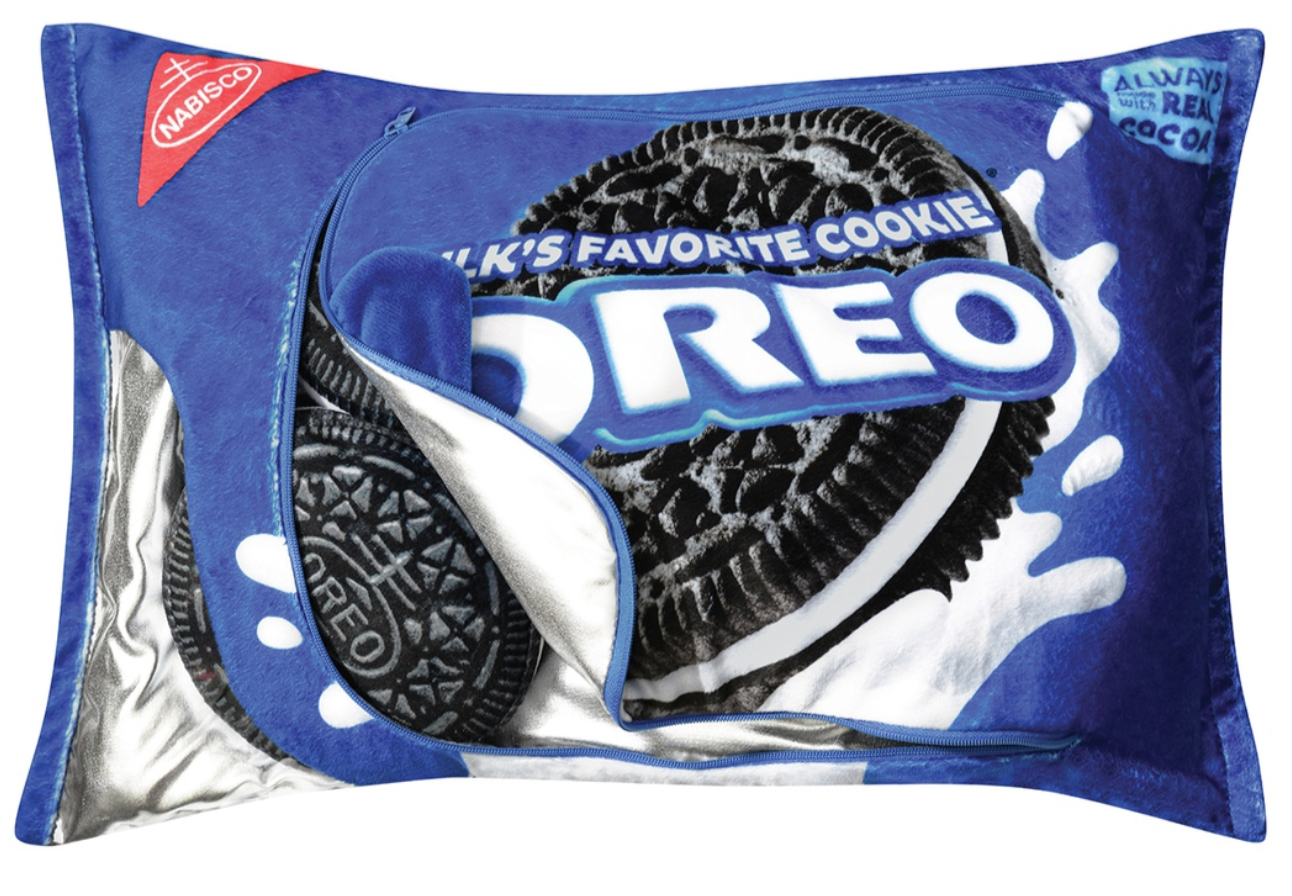 Iscream Oreo Cookies Packaging Fleece Plush