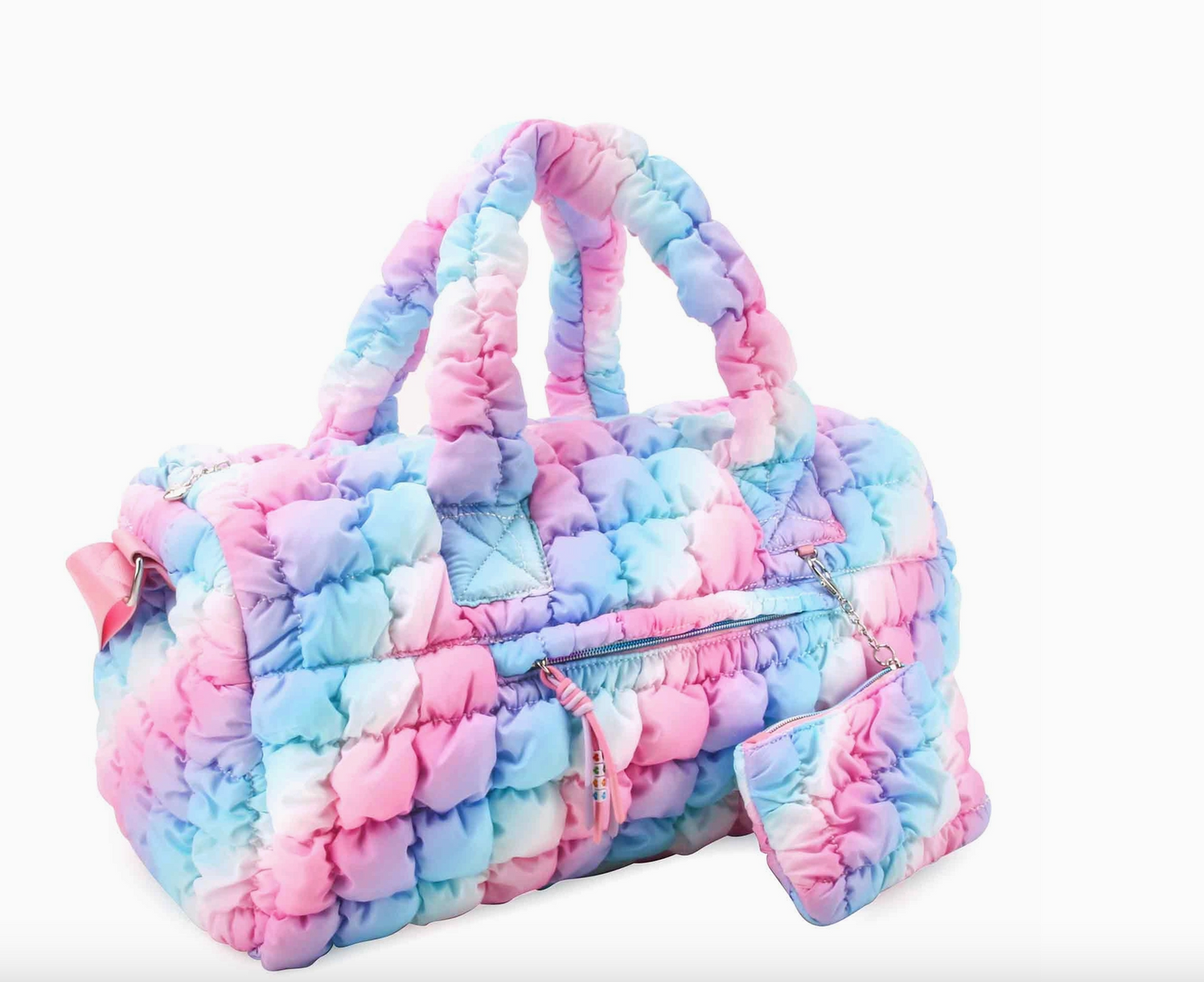 OMG Quilted Scrunchies Large Duffle Bag