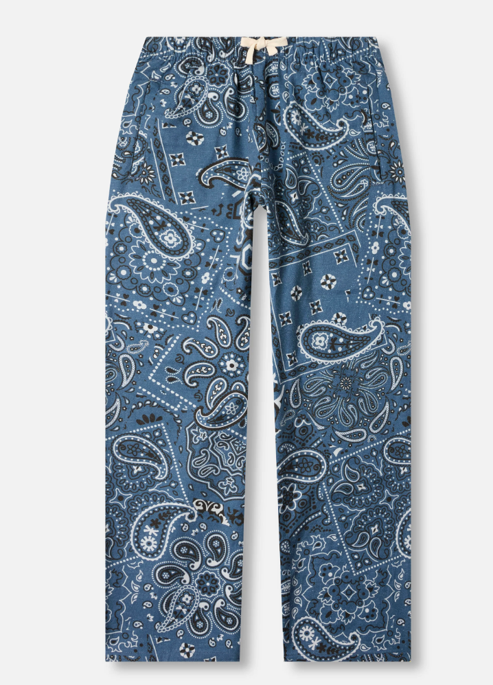 Drip Denim Patchwork Cozy Pants