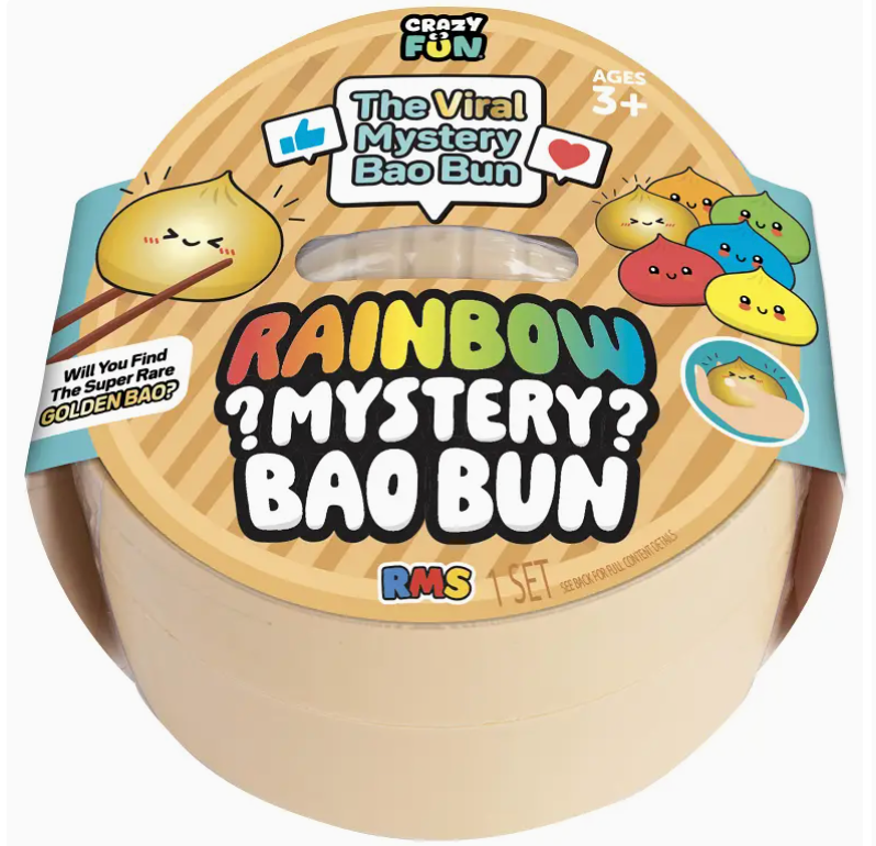 Rainbow Squishy Mystery Bao Bun Fidget Toy
