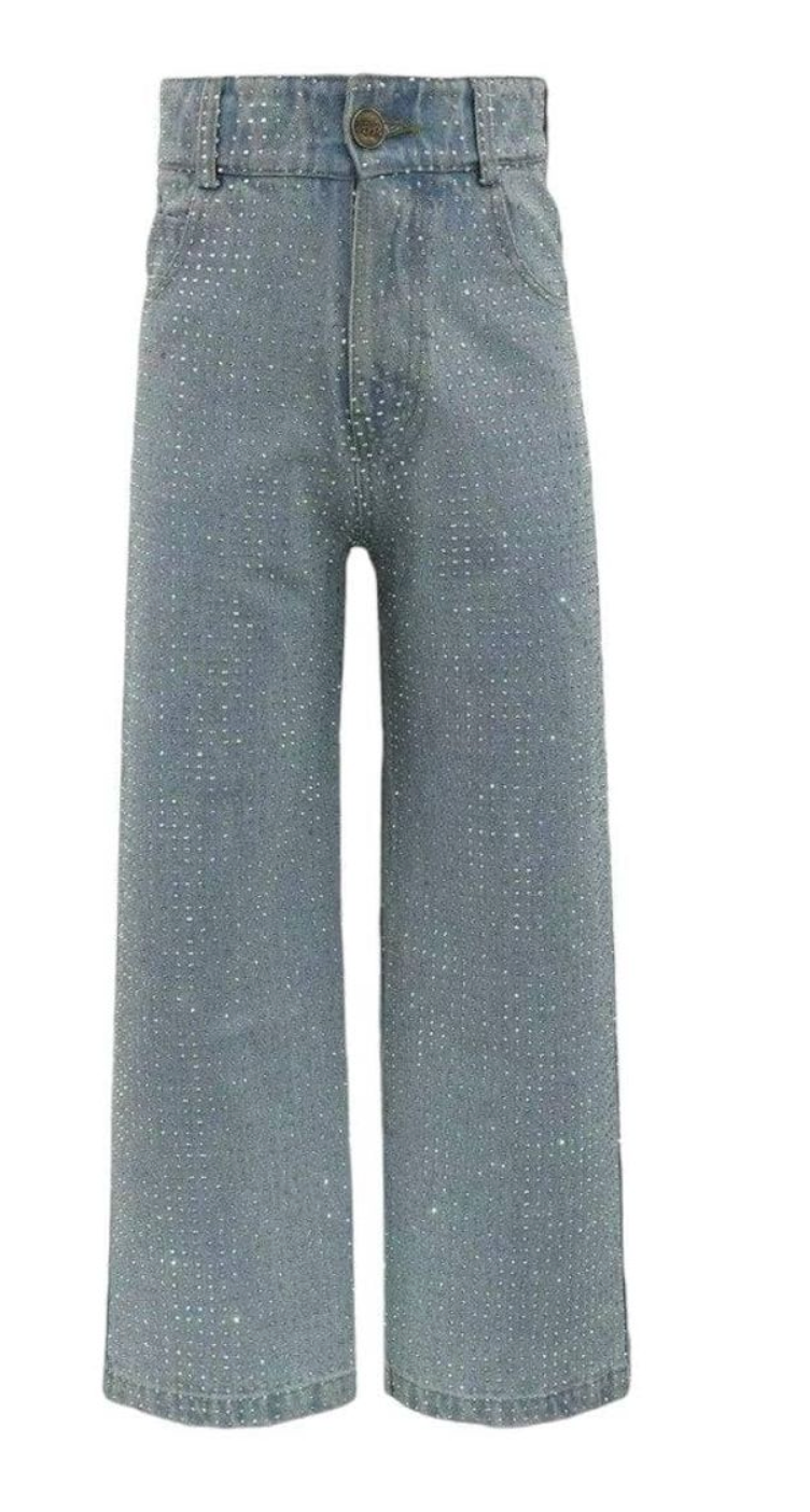 Lola & the Boys Sparkle Crystal Denim Jeans