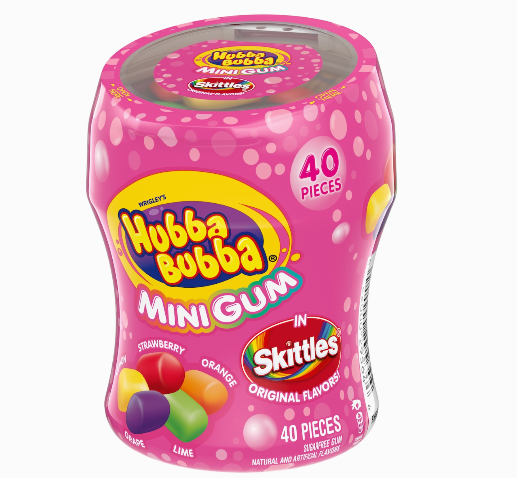 Hubba Bubba Sugar Free Skittles Gum
