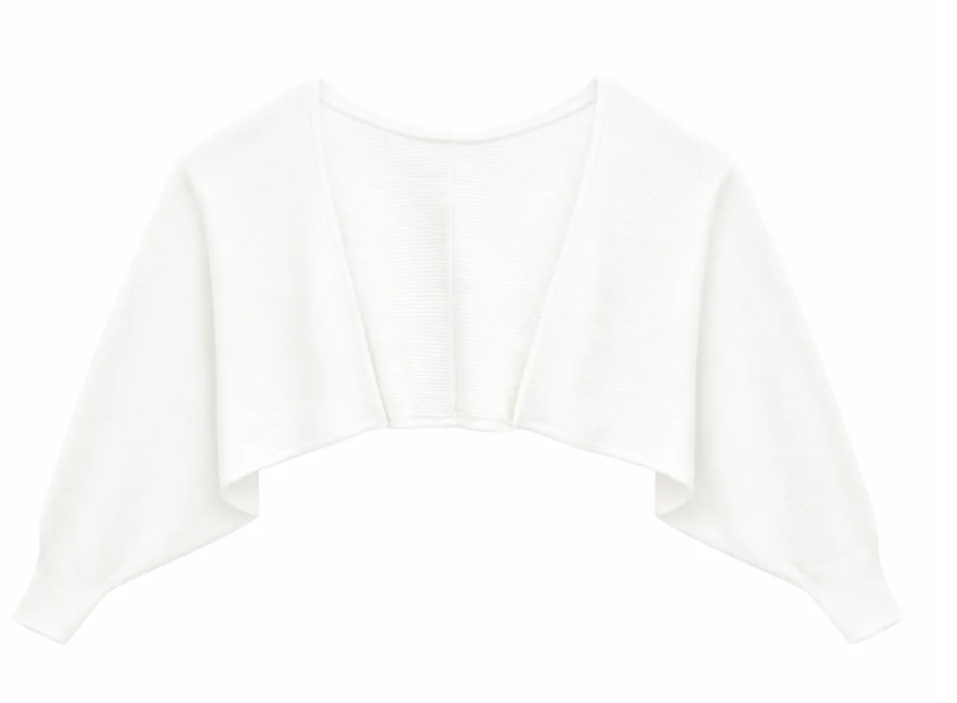 Katie J Shay Shrug Vintage White
