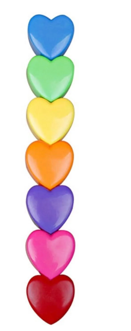 Iscream Hearts Stackable Markers