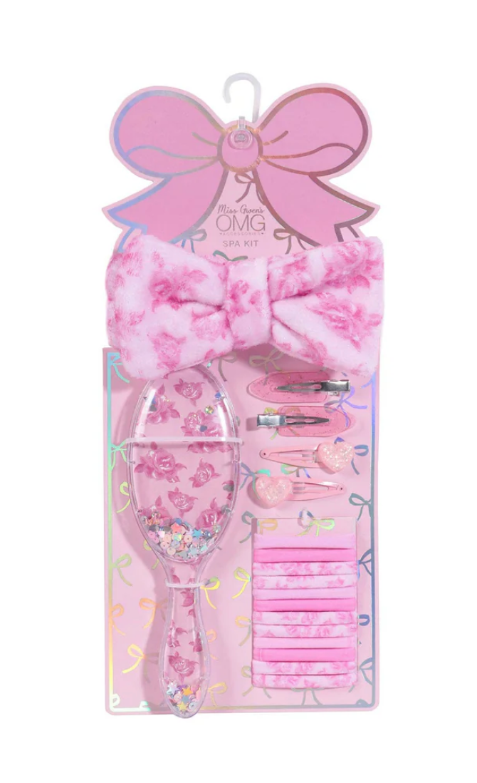 OMG Rose Printed Spa Set