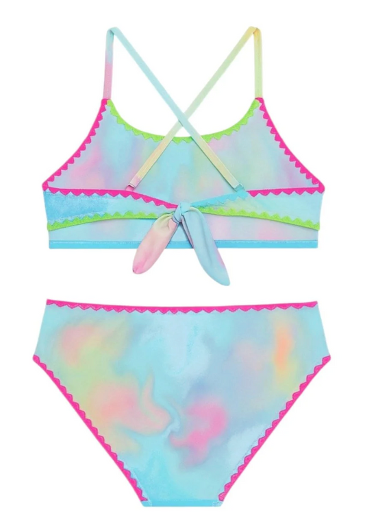 Limeapple Marble Embroidered Bikini