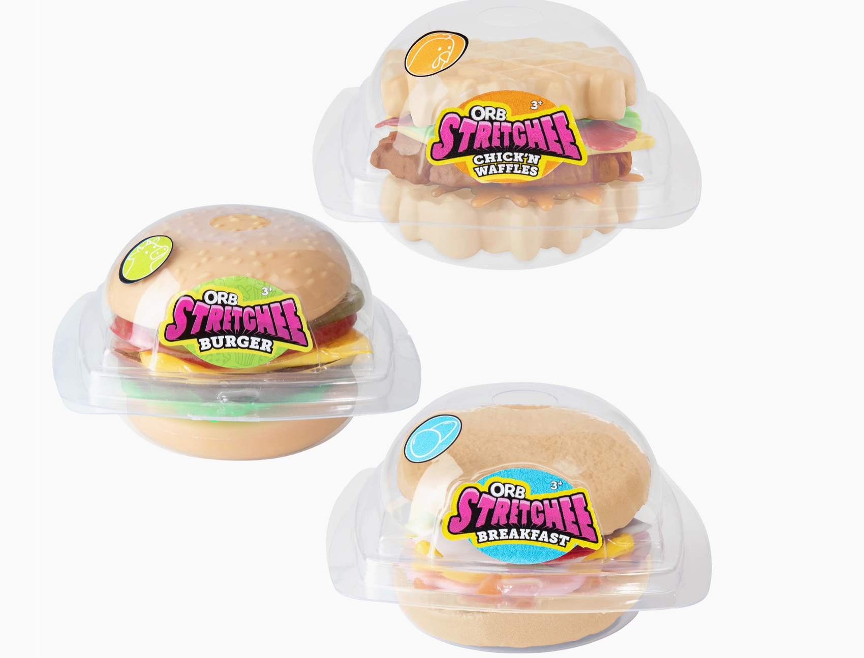 Stretchee Foodz Secret Menu Burger, Breakfast & Waffle