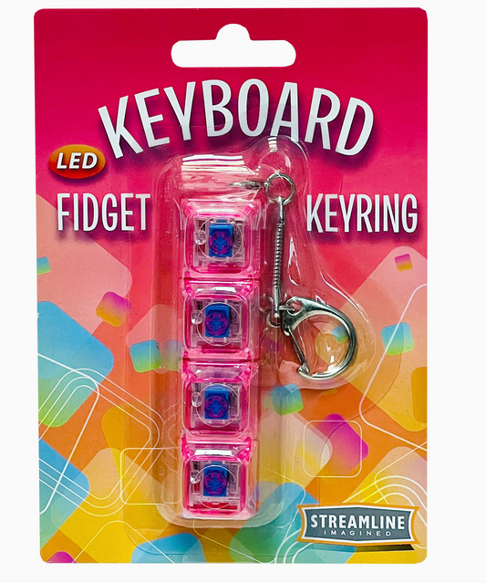 Keyboard Fidget Led Keyring