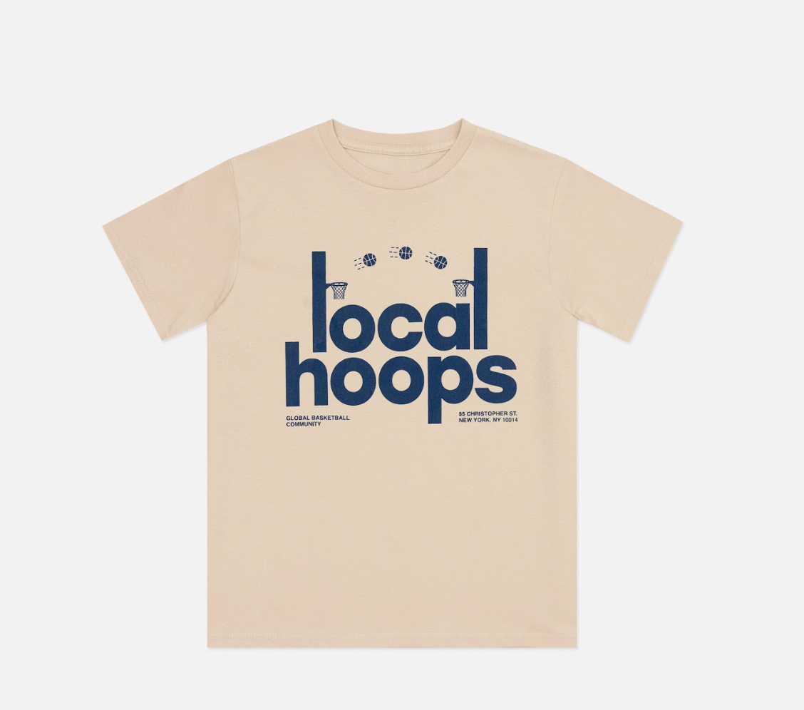 Local Hoops Block Logo Floater Tee