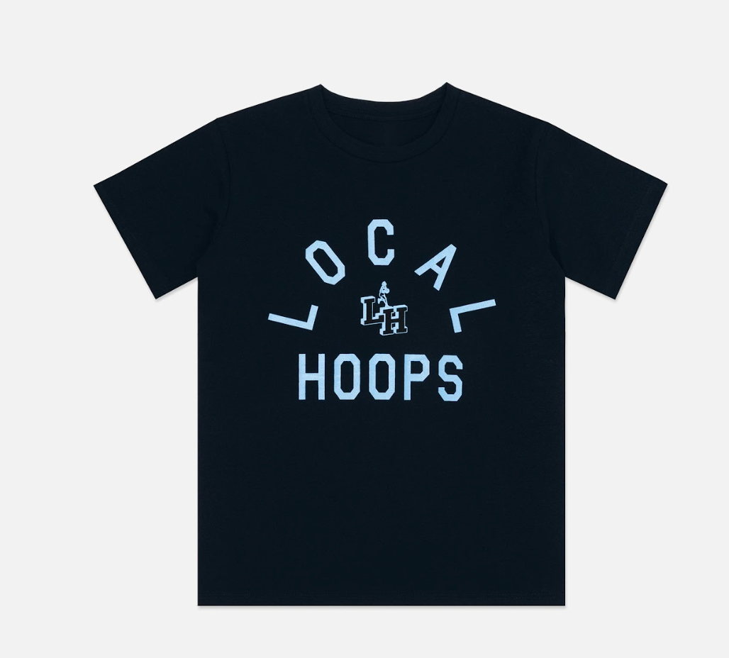 Local Hoops Navy LH Arch Tee