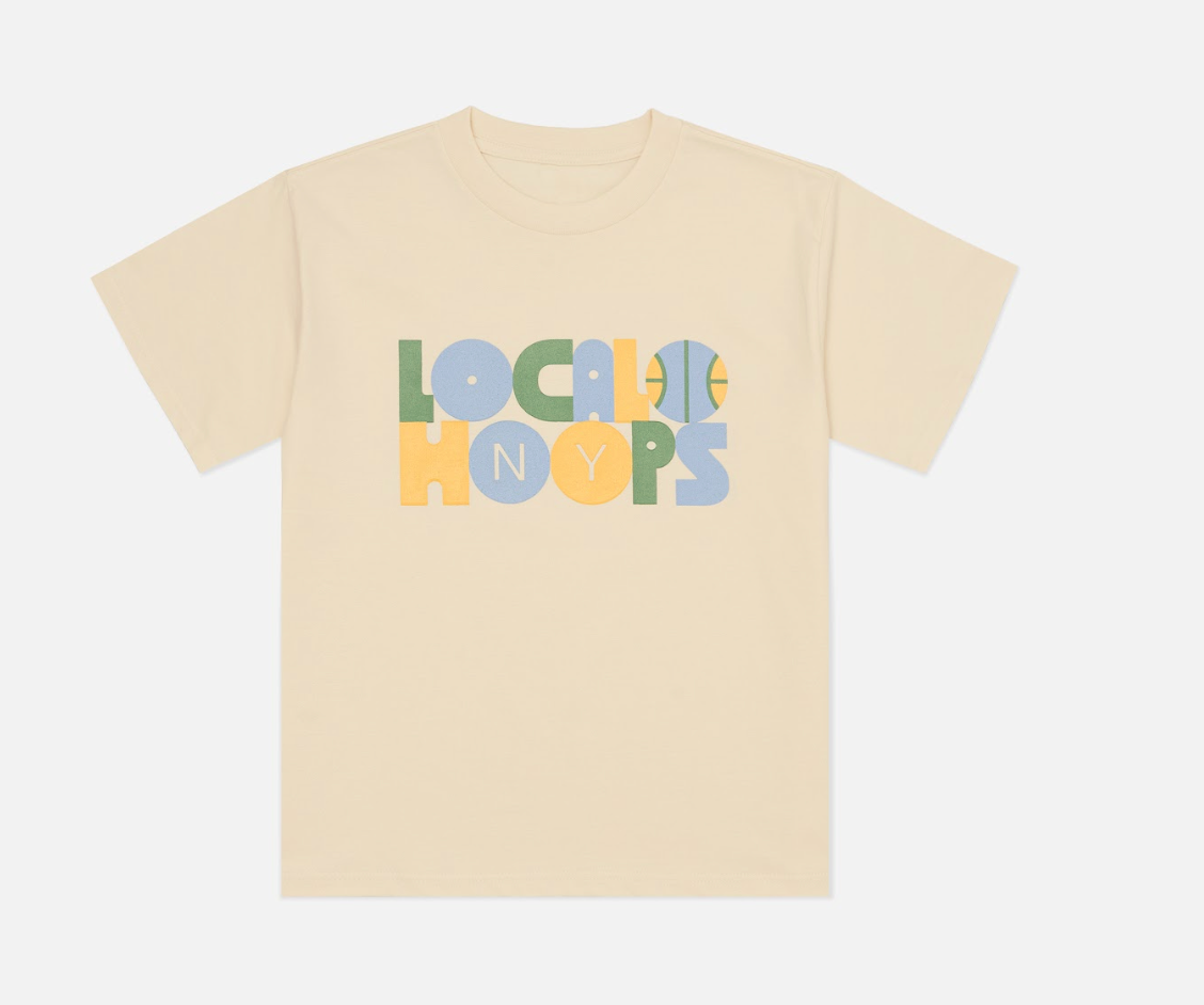 Local Hoops Block Logo Tee