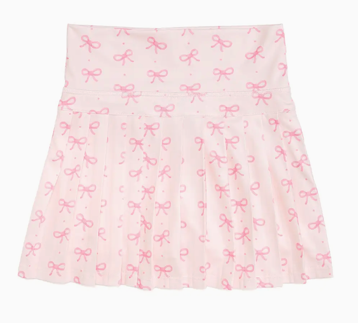Sweet Wink Pink Bow Athletic Skort