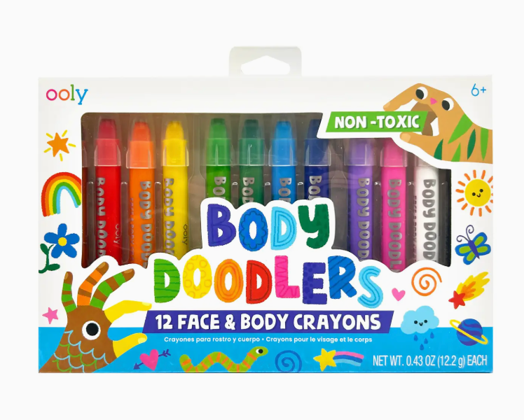 Ooly Body Doodlers Face & Body Crayons